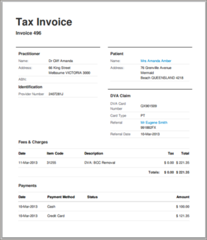 31 Standard Australian Personal Invoice Template Templates with Australian Personal Invoice Template