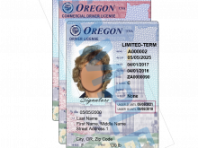 31 Standard Oregon Id Card Template For Free with Oregon Id Card Template