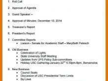 31 Standard University Meeting Agenda Template Download for University Meeting Agenda Template