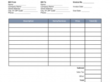 31 The Best Labour Invoice Template Free in Word by Labour Invoice Template Free