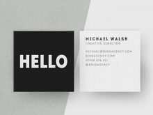 31 The Best Square Name Card Template Now by Square Name Card Template