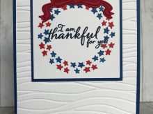 Military Thank You Card Templates