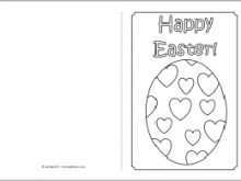 32 Blank Easter Card Templates To Colour Templates for Easter Card Templates To Colour
