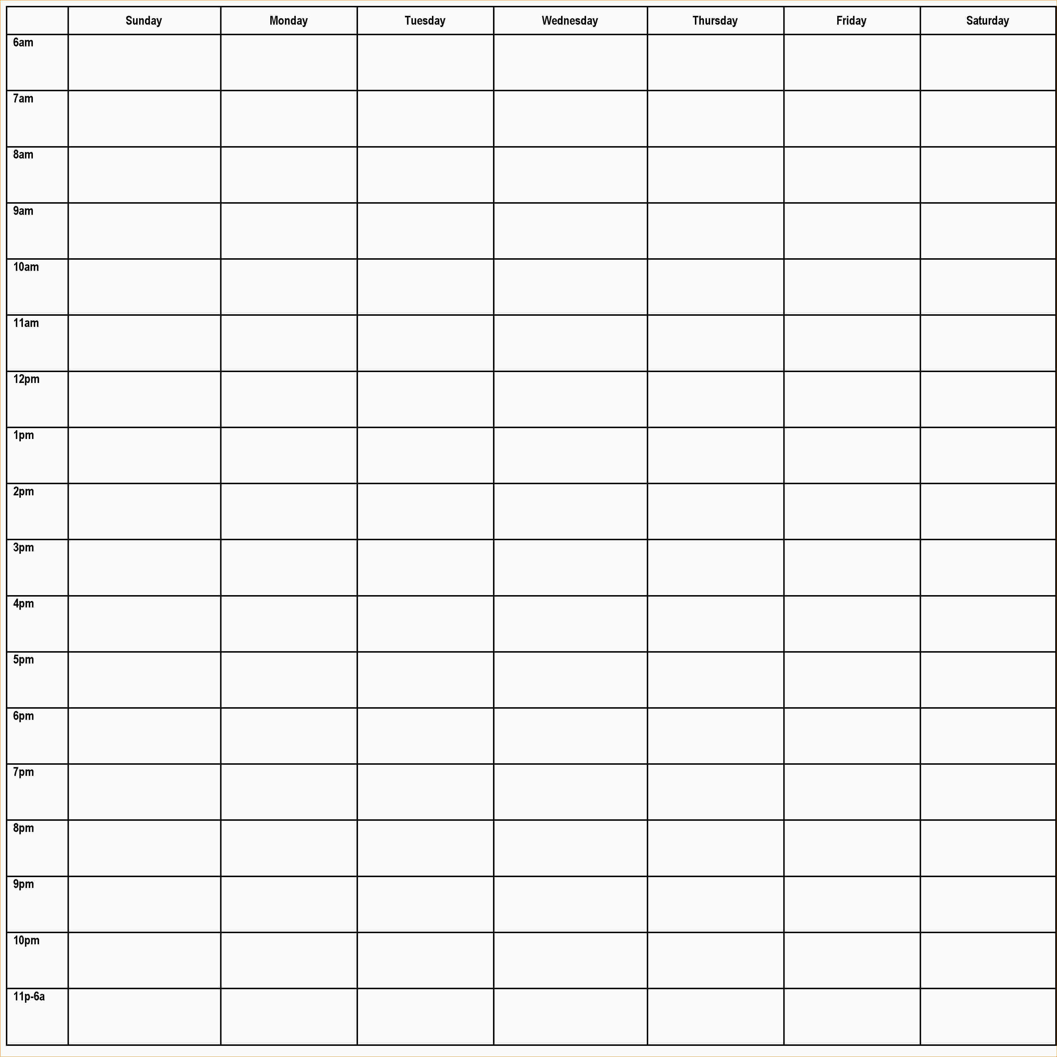 32 Blank Empty Class Schedule Template Now with Empty Class Schedule Template