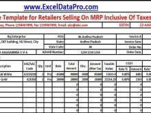 32 Blank Gst Tax Invoice Format On Excel for Ms Word with Gst Tax Invoice Format On Excel