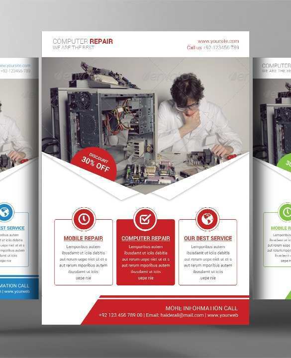 32 Computer Repair Flyer Template Word with Computer Repair Flyer Template Word