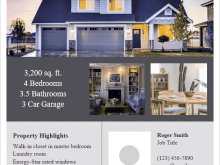 32 Create Real Estate Flyer Design Templates For Free for Real Estate Flyer Design Templates