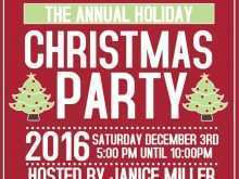 32 Creating Christmas Party Flyer Templates in Word with Christmas Party Flyer Templates