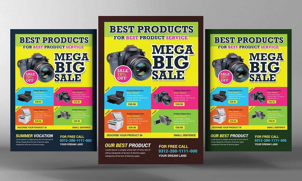 32 Creative Product Flyers Templates For Free for Product Flyers Templates