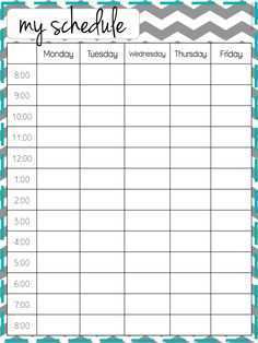 32 Creative School Schedule Template Cute Download by School Schedule Template Cute