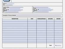 Freelance Video Invoice Template