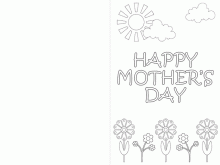 32 Customize Mother S Day Card Templates To Print Now for Mother S Day Card Templates To Print