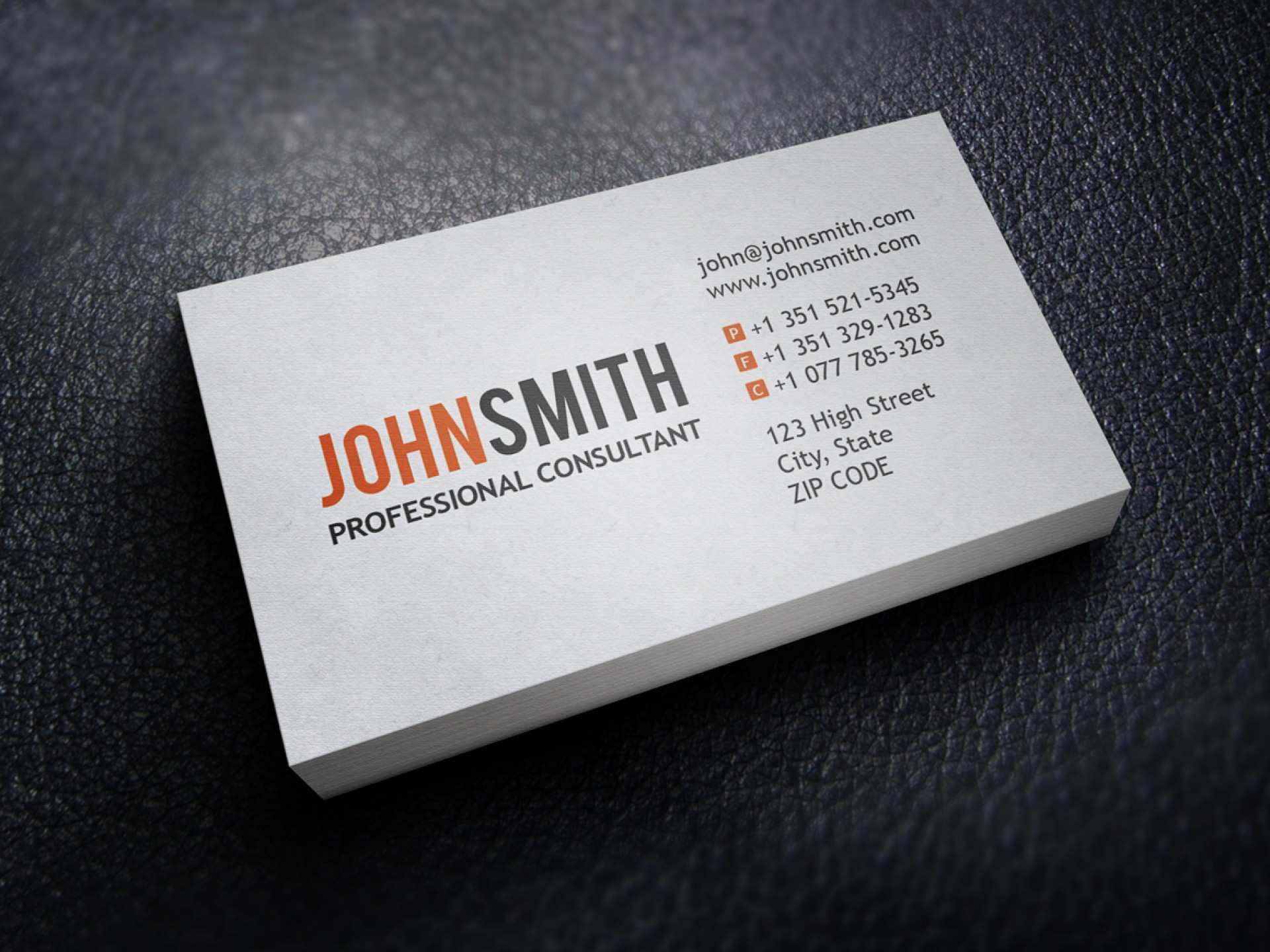 Ceo Business Card Examples