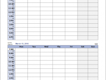 32 Customize Our Free Empty Class Schedule Template Now with Empty Class Schedule Template