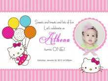 32 Customize Our Free Hello Kitty Invitation Card Template Free Maker by Hello Kitty Invitation Card Template Free