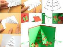 Template For Christmas Tree Pop Up Card