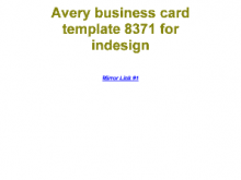 32 Format Avery Business Card Template 8371 Pdf For Free with Avery Business Card Template 8371 Pdf