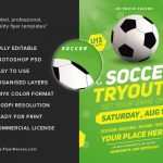 32 Format Soccer Tryout Flyer Template Maker with Soccer Tryout Flyer Template
