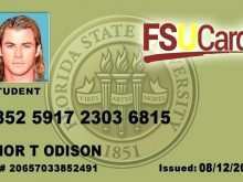 32 Format University Id Card Template Download with University Id Card Template