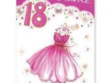 32 Free 18Th Birthday Card Template Layouts with 18Th Birthday Card Template