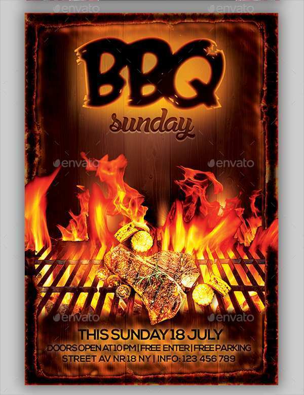 32 Free Bbq Fundraiser Flyer Template Download with Bbq Fundraiser Flyer Template
