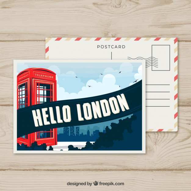 32 Free London Postcard Template in Word with London Postcard Template