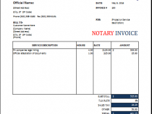 32 Free Notary Public Invoice Template Photo for Notary Public Invoice Template