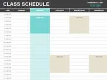 32 Free Printable Class Schedule Office Template Download with Class Schedule Office Template