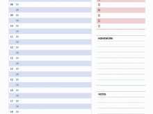 32 Free Printable Daily Calendar Template Excel 2018 for Ms Word for Daily Calendar Template Excel 2018