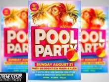 32 Free Printable Pool Party Flyer Template for Ms Word by Pool Party Flyer Template