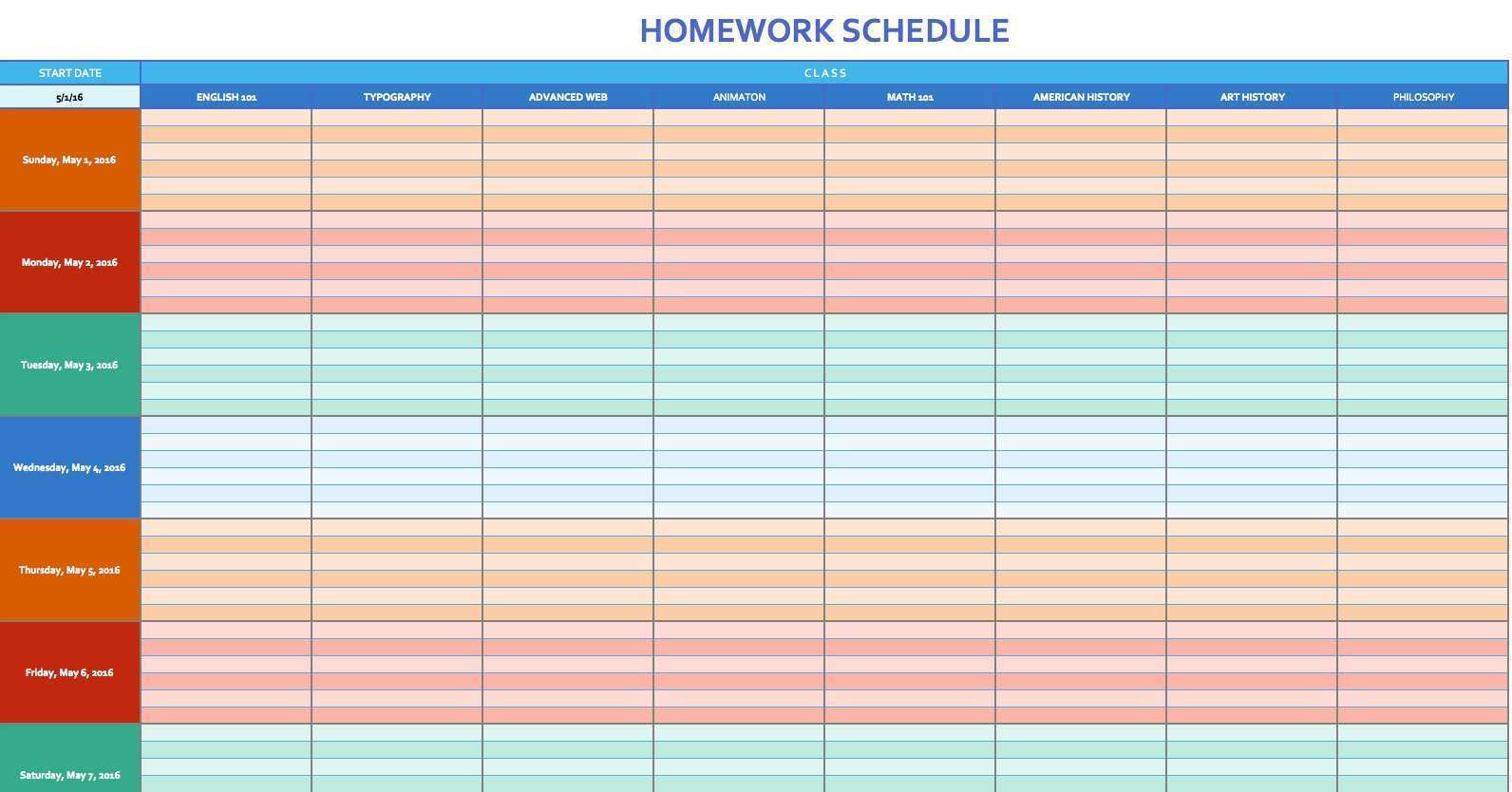 student-school-planner-excel-template-student-planner-etsy-school