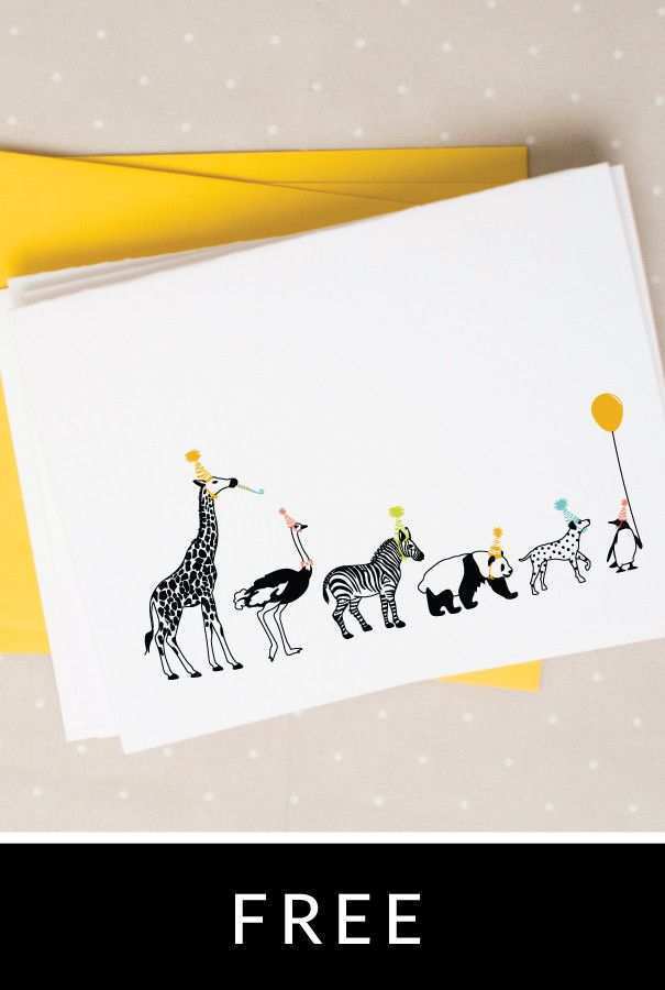 32 Free Zoo Birthday Card Template With Stunning Design with Zoo Birthday Card Template