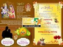 32 Online Wedding Card Templates Telugu Formating by Wedding Card Templates Telugu