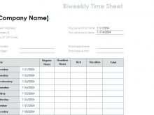 Excel 2010 Time Card Template