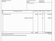 Kerala Vat Invoice Format In Excel