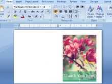 32 Report Birthday Thank You Card Template Word Now with Birthday Thank You Card Template Word