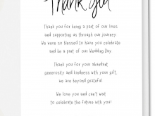 32 Report Generic Thank You Card Template For Free with Generic Thank You Card Template
