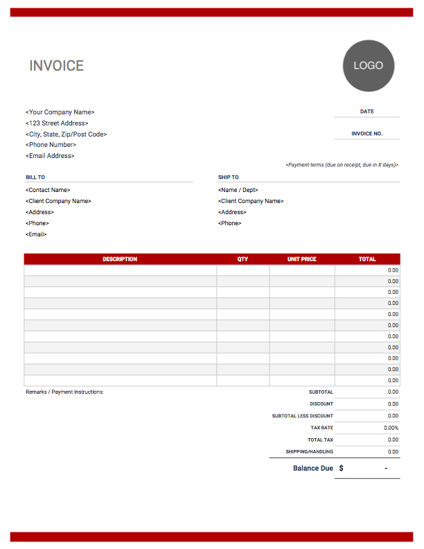 32 Report Invoice Template In Excel Photo for Invoice Template In Excel