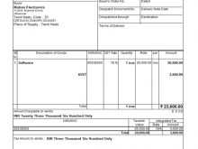 Tax Invoice Format Under Gst