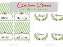 32 Standard Christmas Place Card Template Printable Download for Christmas Place Card Template Printable