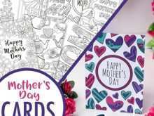 32 Standard Mother Day Card Template To Color Maker for Mother Day Card Template To Color