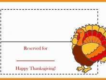 32 The Best Free Printable Thanksgiving Place Card Template Formating by Free Printable Thanksgiving Place Card Template