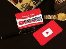32 Visiting Business Card Template Youtube Templates with Business Card Template Youtube