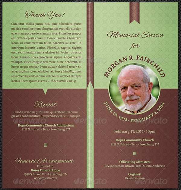 32 Visiting Funeral Flyer Template For Free for Funeral Flyer Template