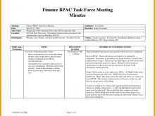 32 Visiting Task Force Agenda Template for Ms Word with Task Force Agenda Template