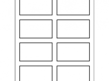 Name Card Template A4