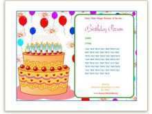 33 Adding Photo Birthday Card Template Word Formating for Photo Birthday Card Template Word