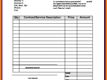 33 Best Contractor Service Invoice Template Download by Contractor Service Invoice Template