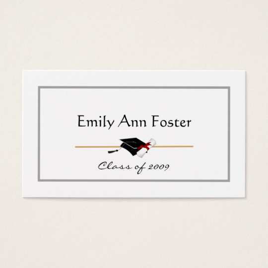 Graduation Name Card Template from legaldbol.com