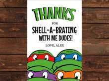 33 Best Ninja Turtle Thank You Card Template Layouts for Ninja Turtle Thank You Card Template